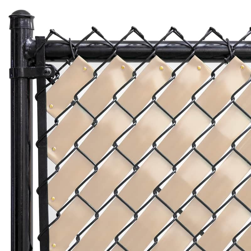 Fenpro Chain Link Fence Privacy Tape 250 ft (40 SqFt) (Desert Tan)