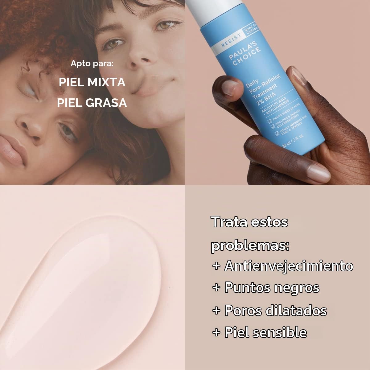 Paula's Choice 2% BHA Exfoliante Anti-Edad, con Ácido Salicílico, 88 ml