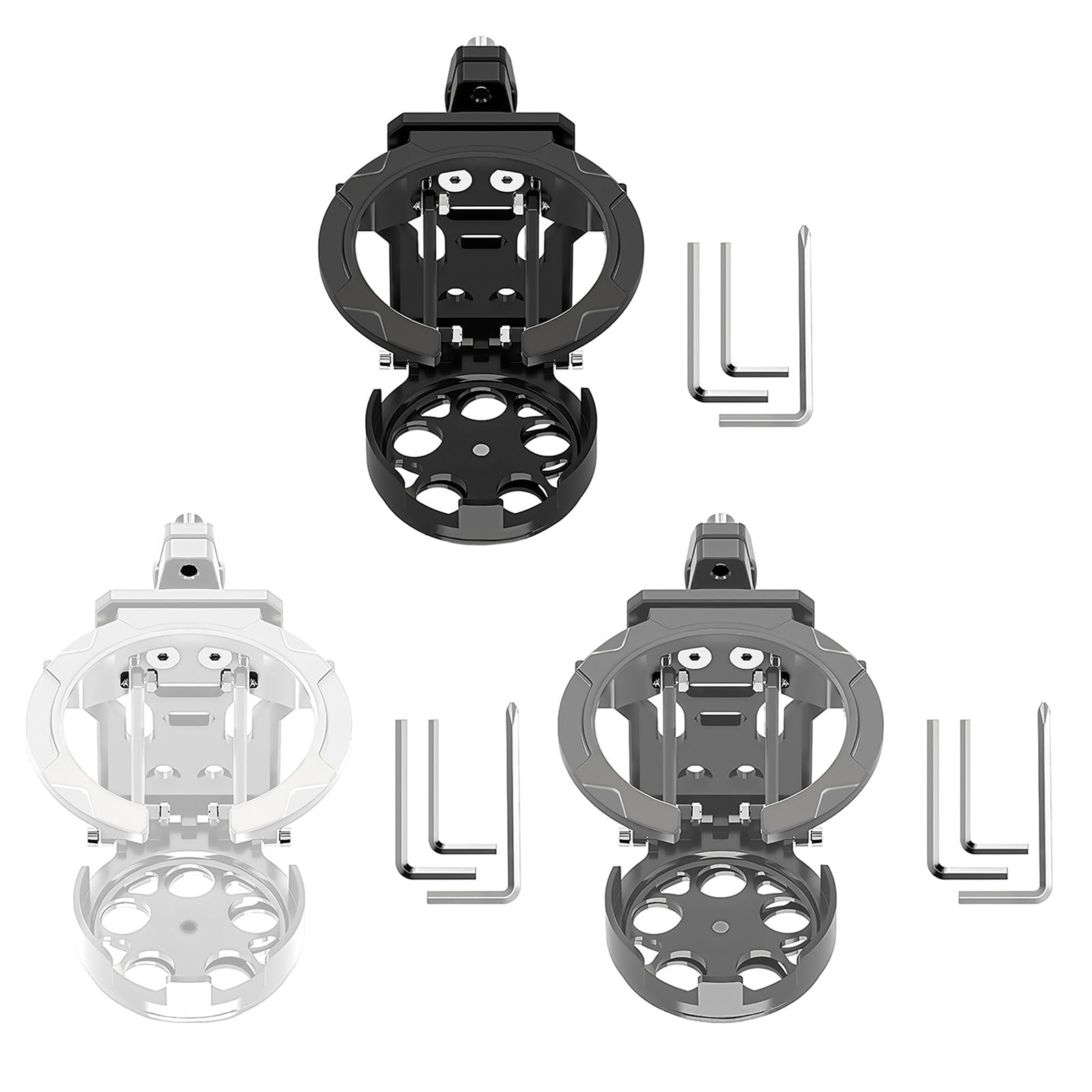 Soporte de botella de aluminio tratado térmicamente para motocicleta, soporte para botella de agua, resistente a la intemperie