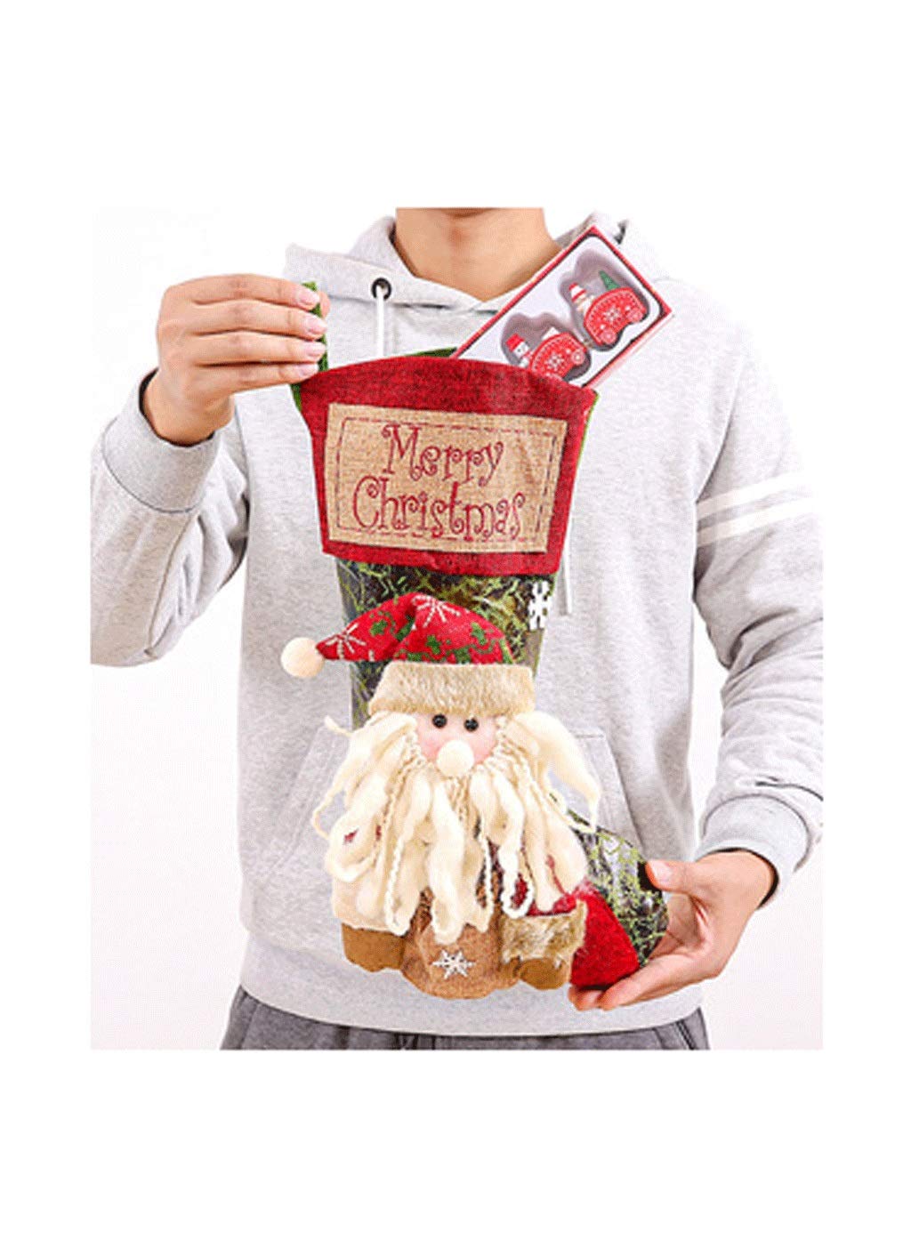 Sacs à bonbons de Noël pour enfants finis les papiers déchirés avec l'emballage style 8