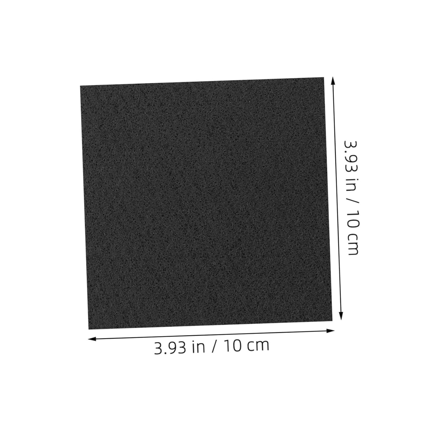 2pcs High Temperature Vacuum Furnace Insulation Graphite Carbon Felt Soft Blanket 100×100×10mm Thermal Protection for Industrial Furnace Accessories
