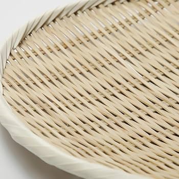 Amazon | 天然竹製 盆ざる 竹ざる 水切り 丸 梅干し 平ザル そば