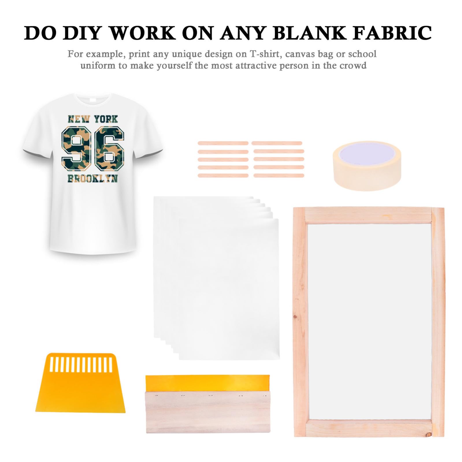 Kit de Serigrafía, Impresión DIY en Camisetas y Telas