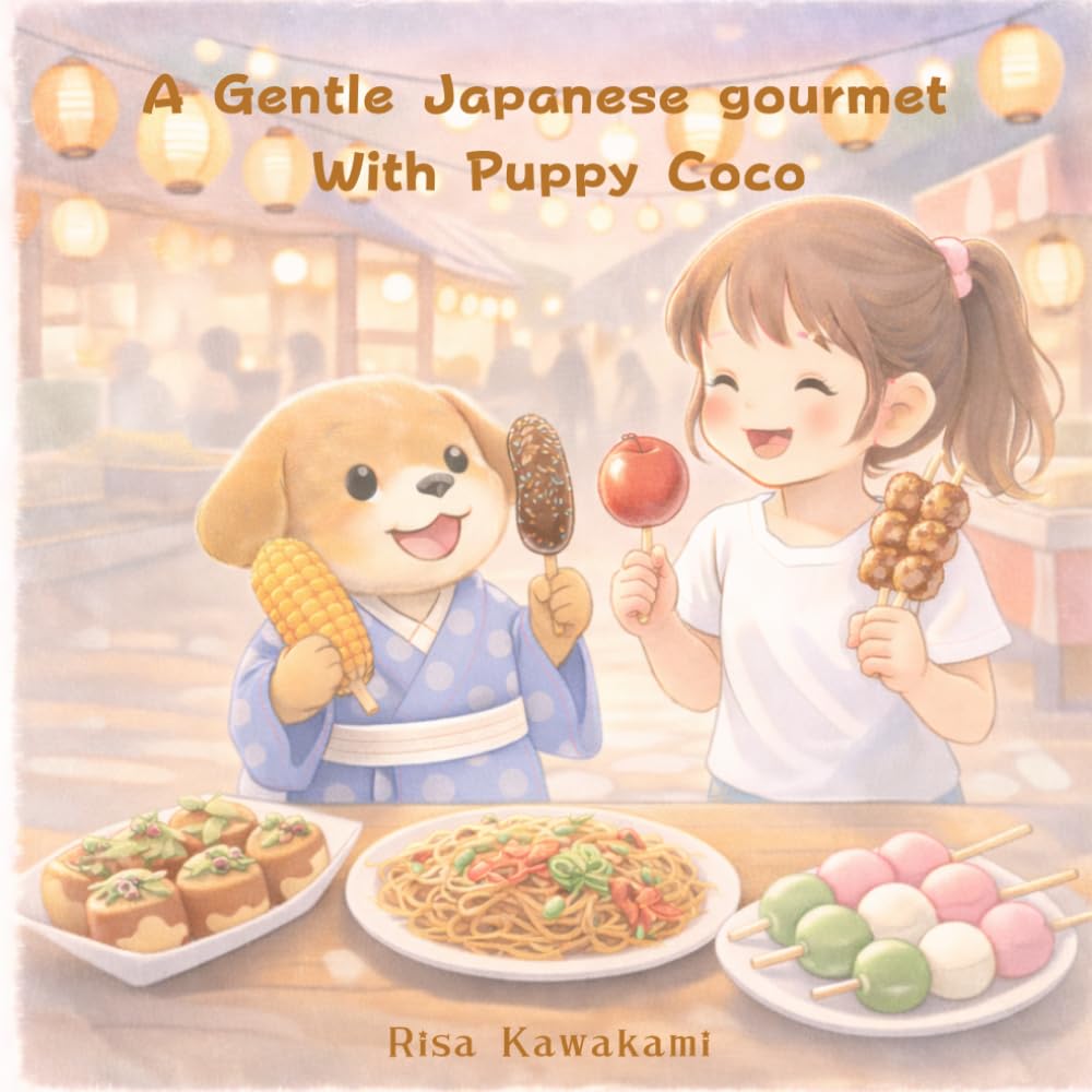 A Gentle Japanese Gourmet — With Coco the Puppy — (A picture book to gently learn about Japanese culture Koko)