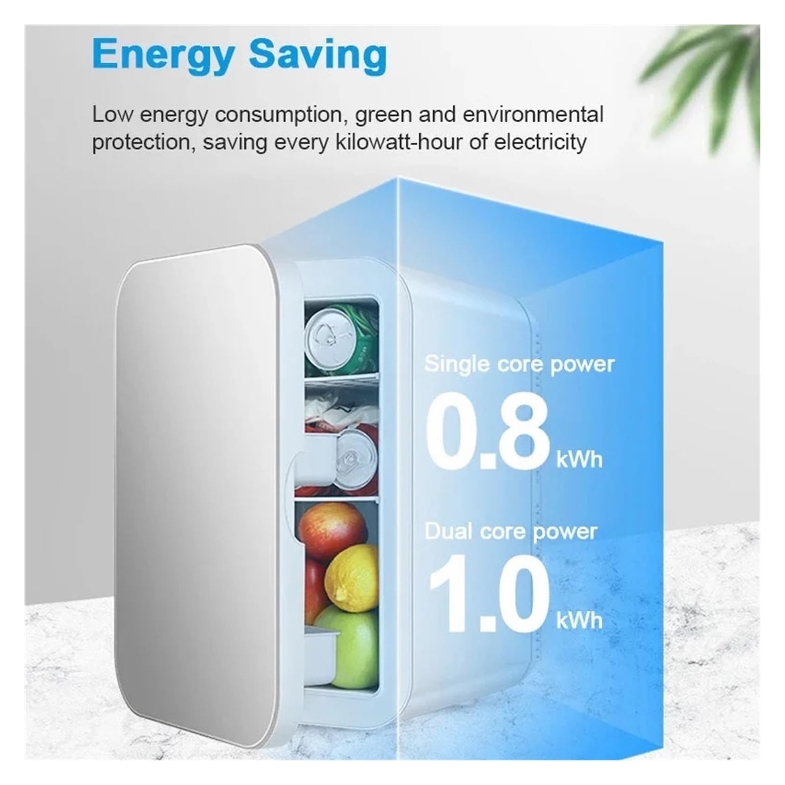 Mini refrigerador for Coche de 6 l, 12 V CC, 220 V CA, eléctrico, portátil, for el hogar, Camping y Viajes.