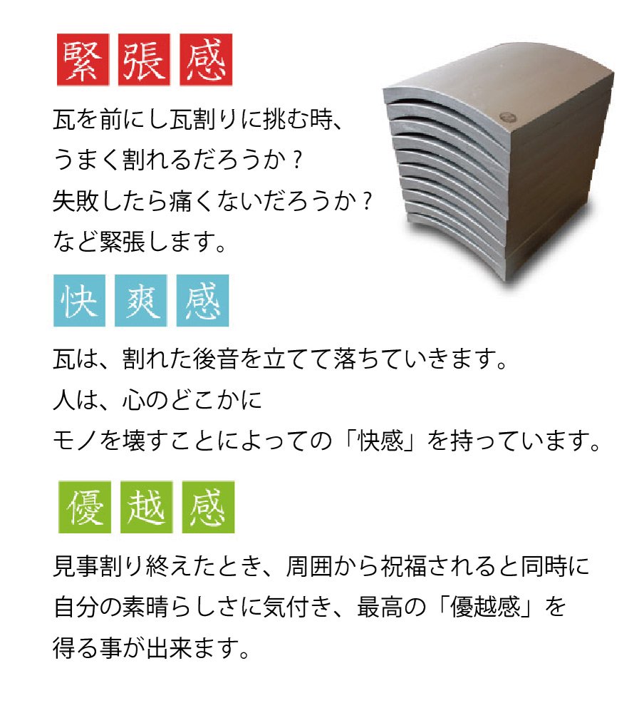 Amazon.co.jp: 割れやすい空手瓦(試割り瓦) 黒帯 10枚セット