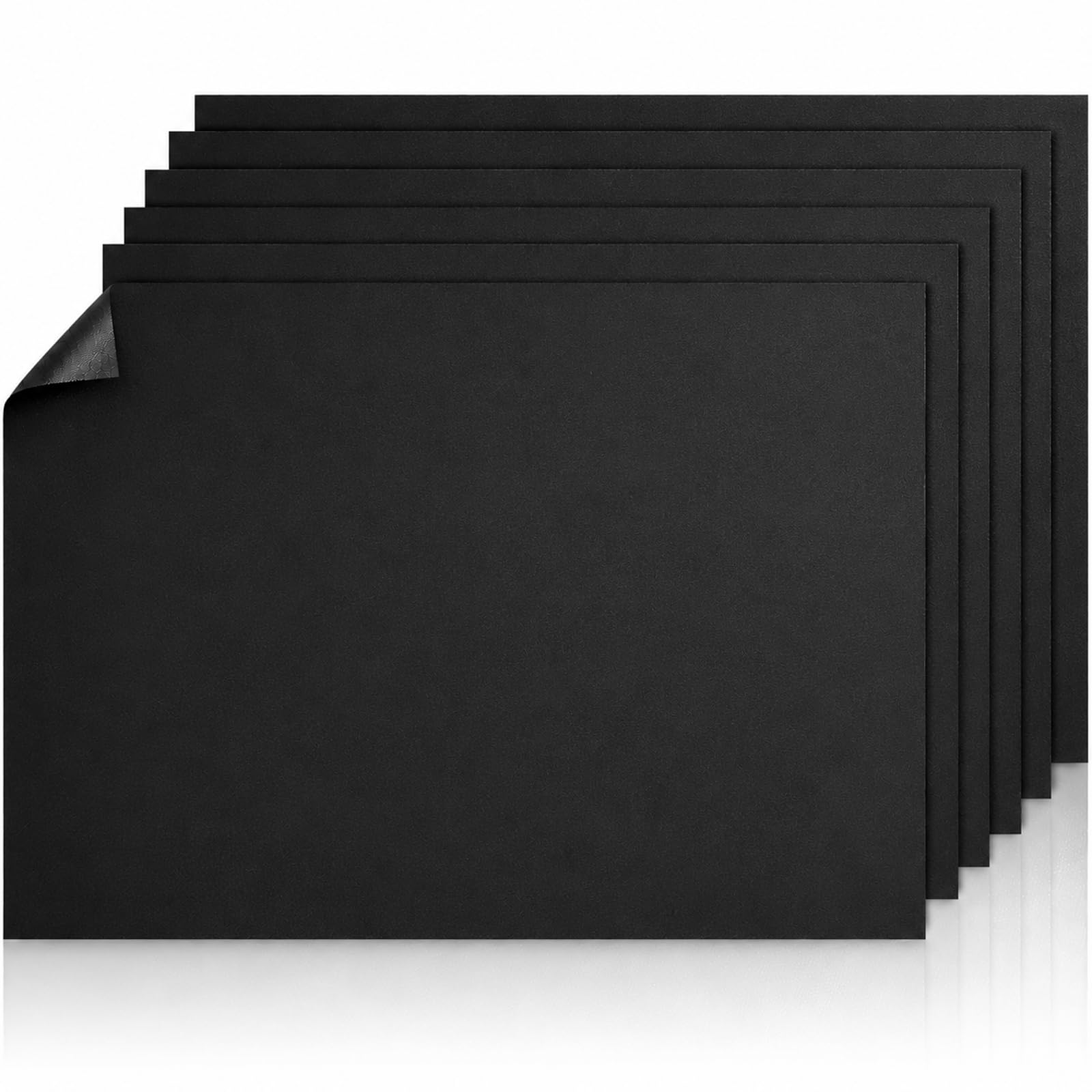 Yuaerbuo 6 Pack Large Oven Liner 40×60cm,Non-Stick Oven Liners for Fan Assisted Ovens BBQ Mats for Gas Grill Reusable Roll Cut to Size, Easy to Clean, Protect Bottom of Ovens, Ideal for Baking