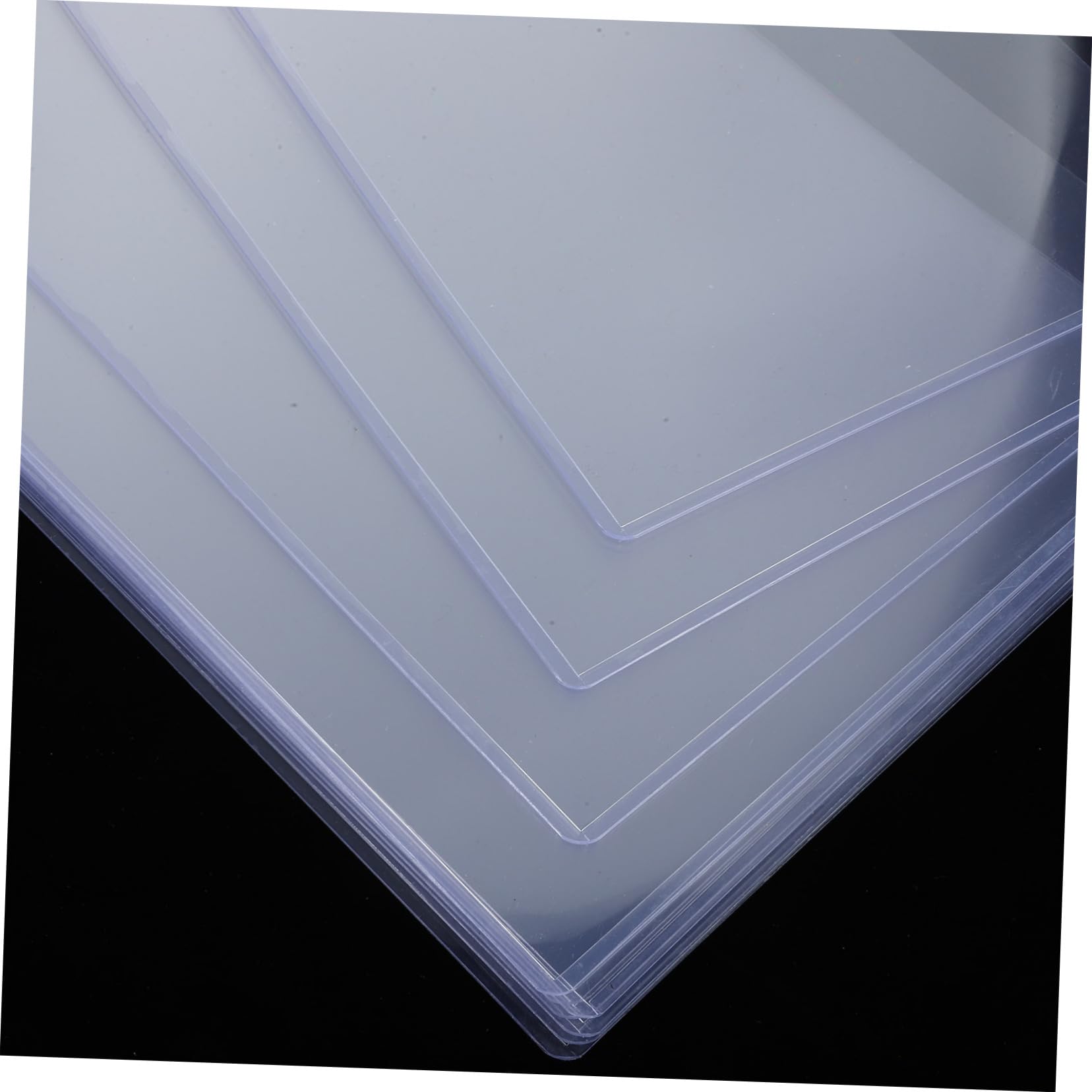 10 pièces Pochettes Transparentes Abs Protection Affichage Publicitaire Remplacement Facile