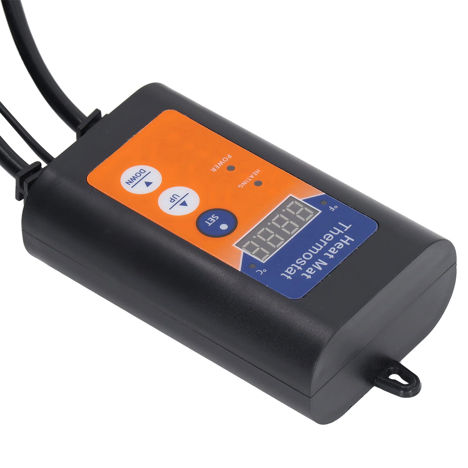 Termostato Digitale per Tappetino Riscaldante, Termostato per Germinazione dei Semi, Termostato per Rettili, LED 1000W Fahrenheit Celsius commutabile Termostato Digitale
