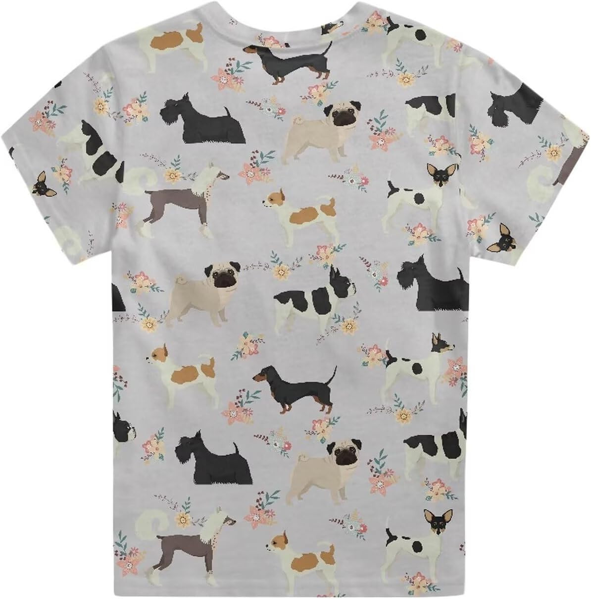 Renewold Kids Novelty T-Shirt for Girls Boys Short Sleeve Crewneck Summer Tee Soft Breathable Graphic Shirt for Age 2-16