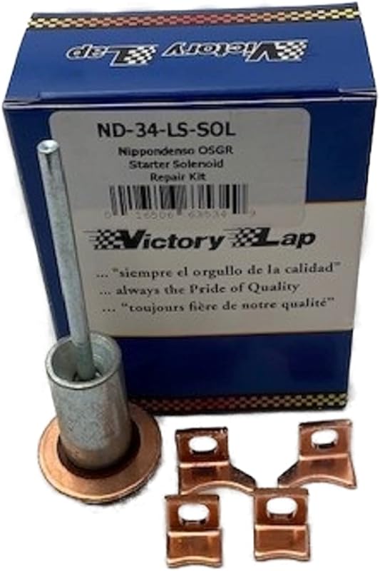Kit de reparo do solenoide do motor de partida Victory Lap ND-34-LS-SOL para Nippondenso OSGR – 1 kit