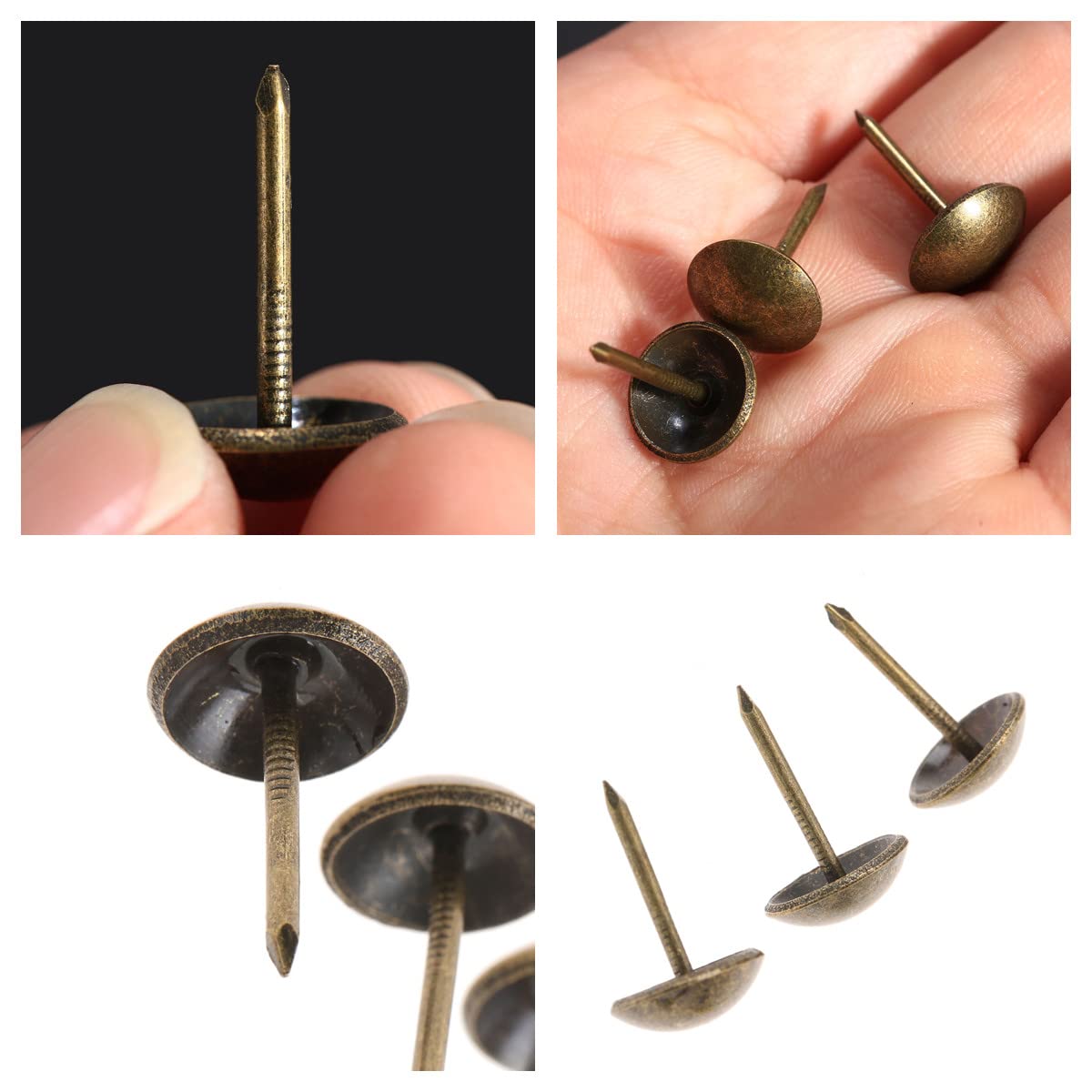 Bronze Upholstery Nails - 100 Pack -3