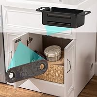 Vista 6 de Cerradura magnética para puerta, pestillo resistente para armarios, puertas de muebles, de acero inoxidable, bronce aceitado (paquete de 6)