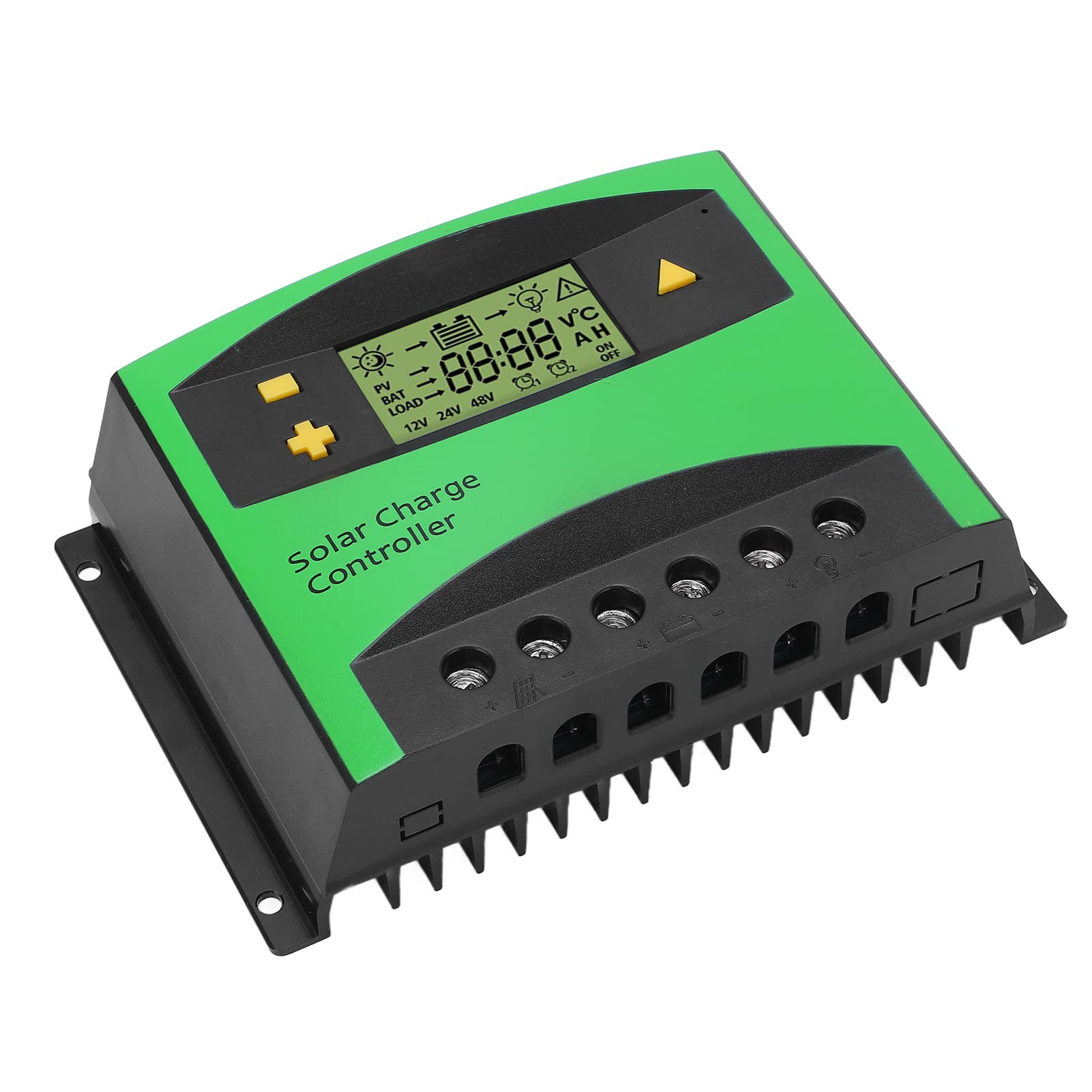 Contrôleur de charge solaire LCD PWM 60A 12V 24V