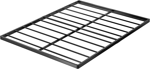 Miniatura 3 de Upcanso Base de colchón para cama Queen de 2 pulgadas, base de colchón de metal de perfil bajo de 2 pulgadas, base de colchón con capacidad máxima