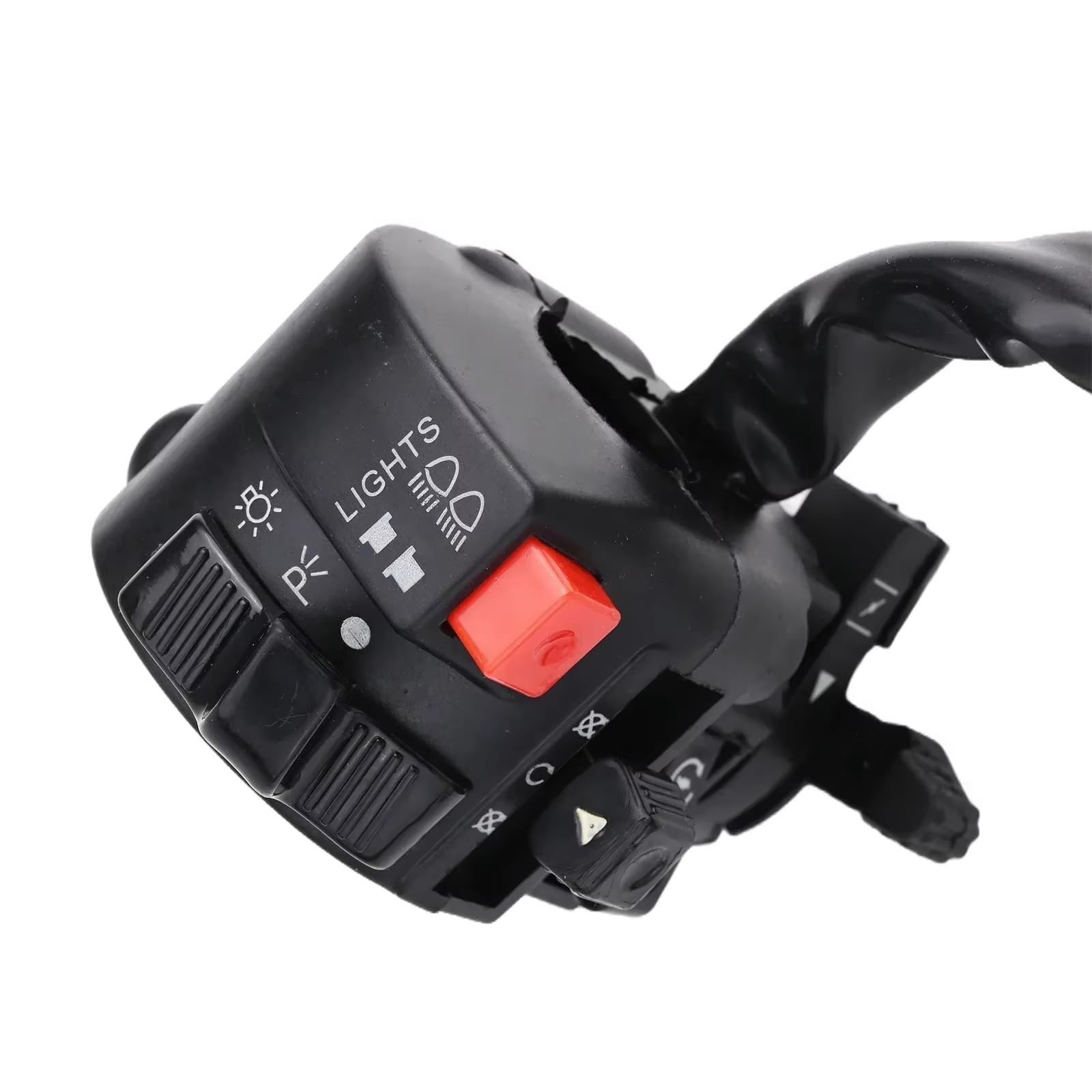 Interruttore Universale Per Manubrio Moto 22mm Con Comandi Per Avviamento Elettrico, Clacson E Indicatori Di Direzione.