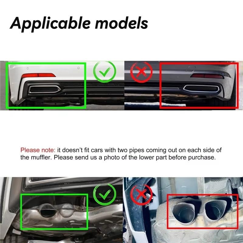 Pointe d'échappement de voiture argent pour trajets quotidiens stylés en Audi C8 - 6