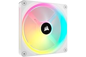 Corsair QL140 RGB 140mm Magnetic Dome Single Fan, White