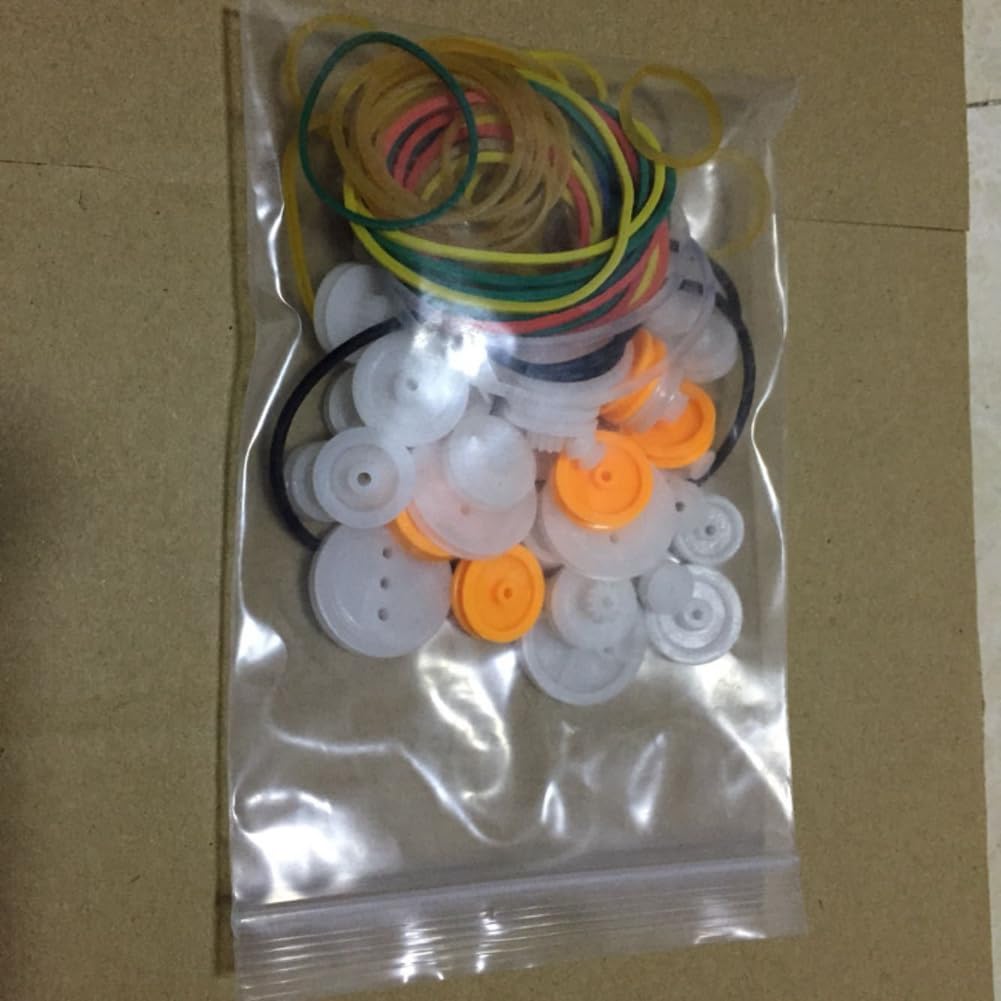 Juego de 84 correas de transmisión de goma elástica ABS para motor