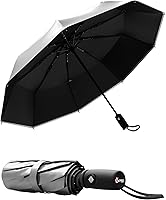 Vista 102 de REPEL Windproof Travel Umbrella - Compact & Withstands Winds up to 85MPH , Strongest Premium Auto Folding Umbrella for Rain and Sun - Durable, Light