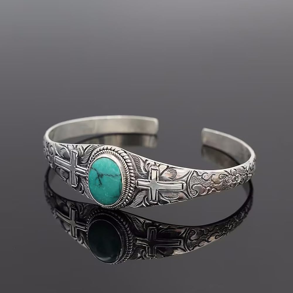 シルバー ターコイズ カフブレスレットなど8点セット Amazon | Choistily ターコイズカフブレスレット レディース