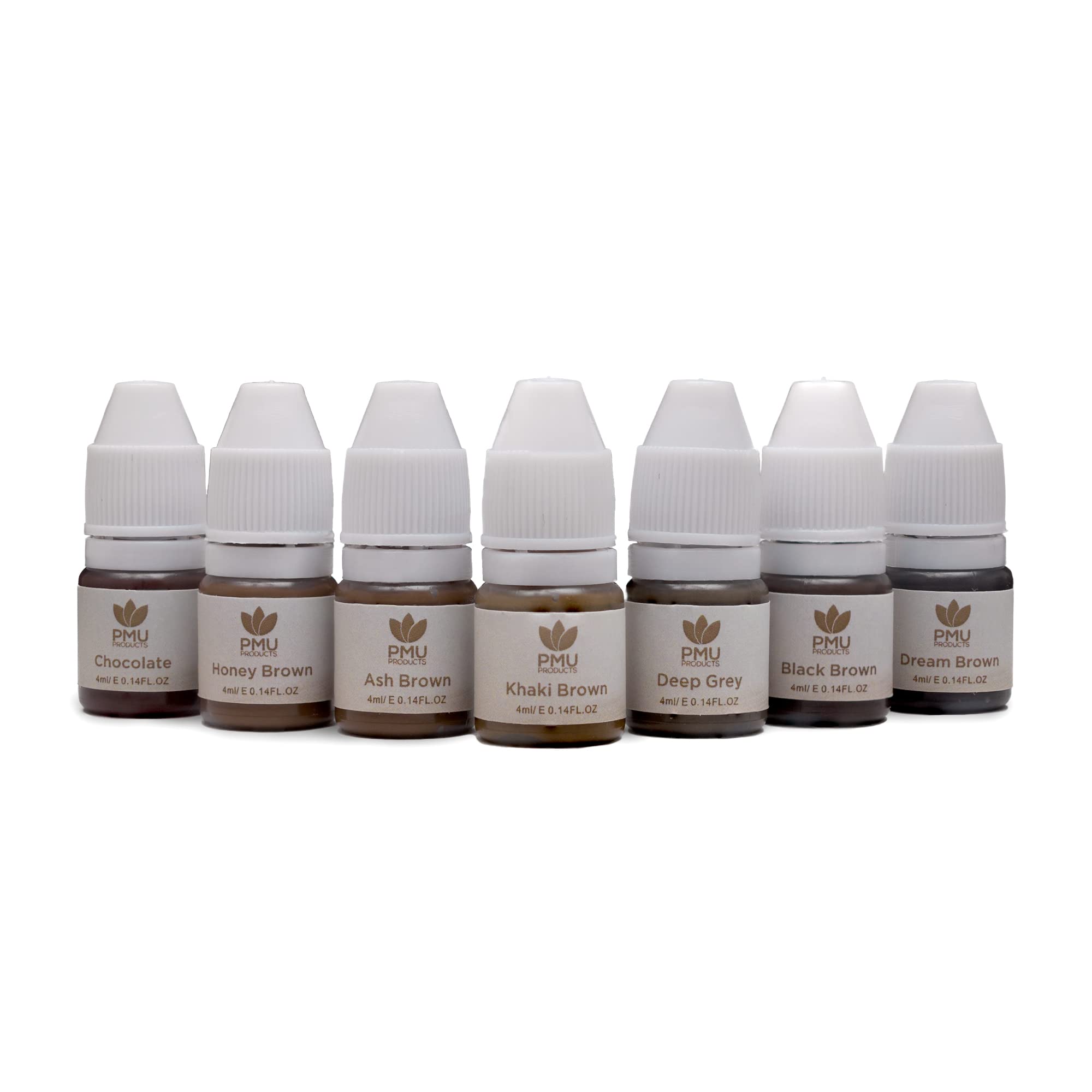 Brow Pigment 7 Pack – Microblading Inks – Complete Set Of 7 Shades