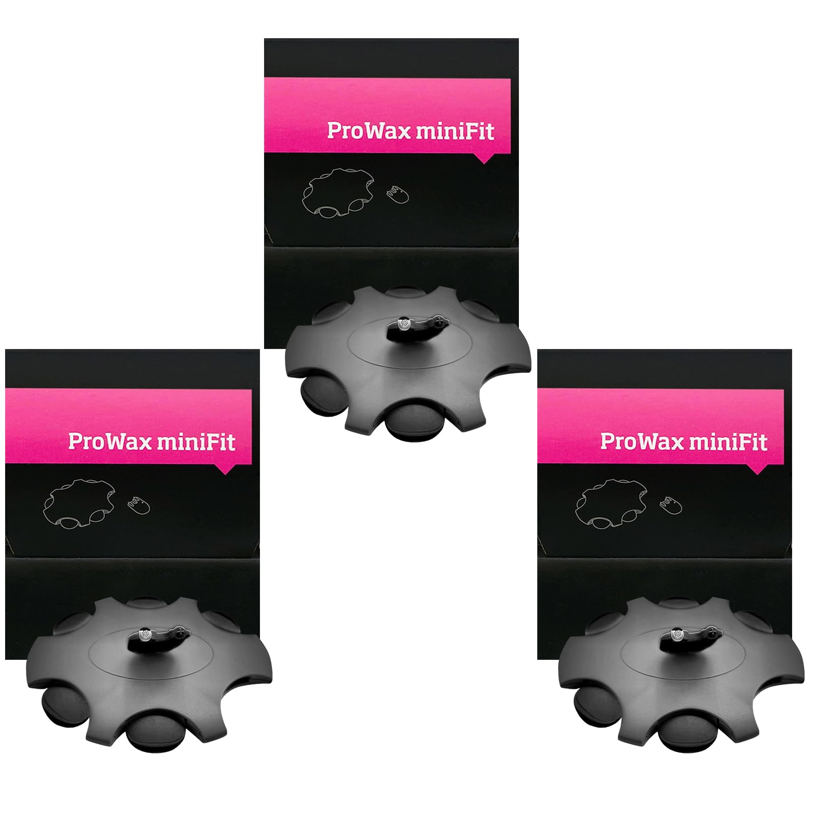 (18 Pcs) Minifit Prowax Wax Guards Filters for Oticon Hearing Aids,Oticon Minifit Hearing Aids Replacement Parts Supplies Cleaning Kit Accessories（3 Packs）