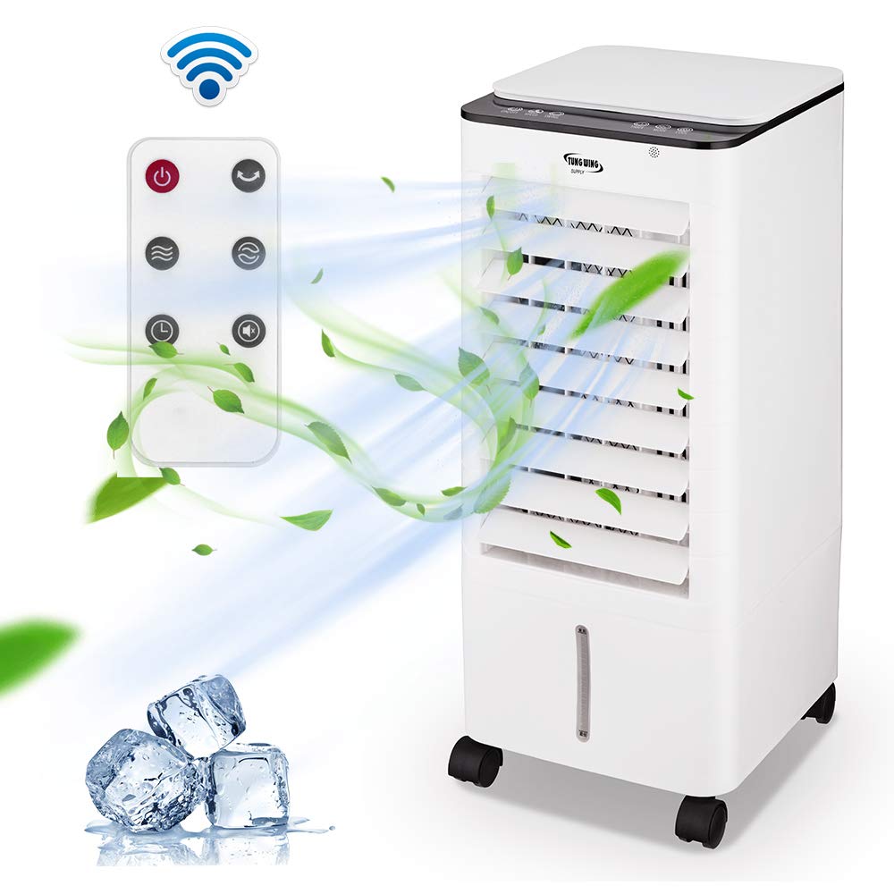 Portable Evaporative Air Cooler 80w 5l Water Tank Level