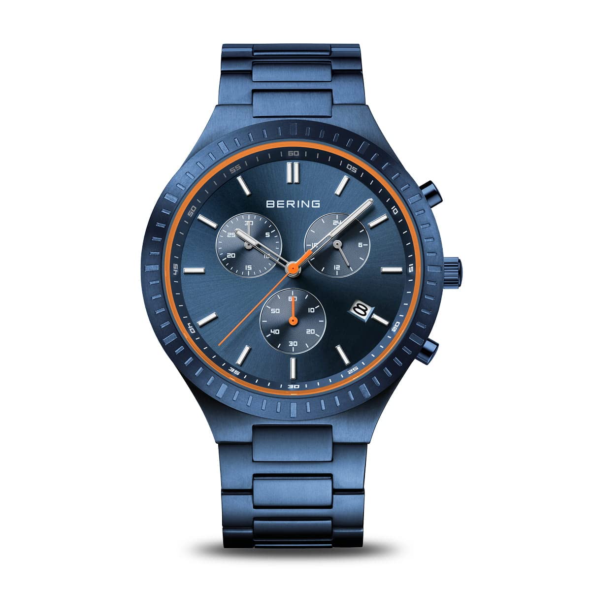 BERING Round Chronograph Blue Dial Men Watch 11743-797 (B0BBGQQ95Y) Amazon Price History, Amazon Price Tracker