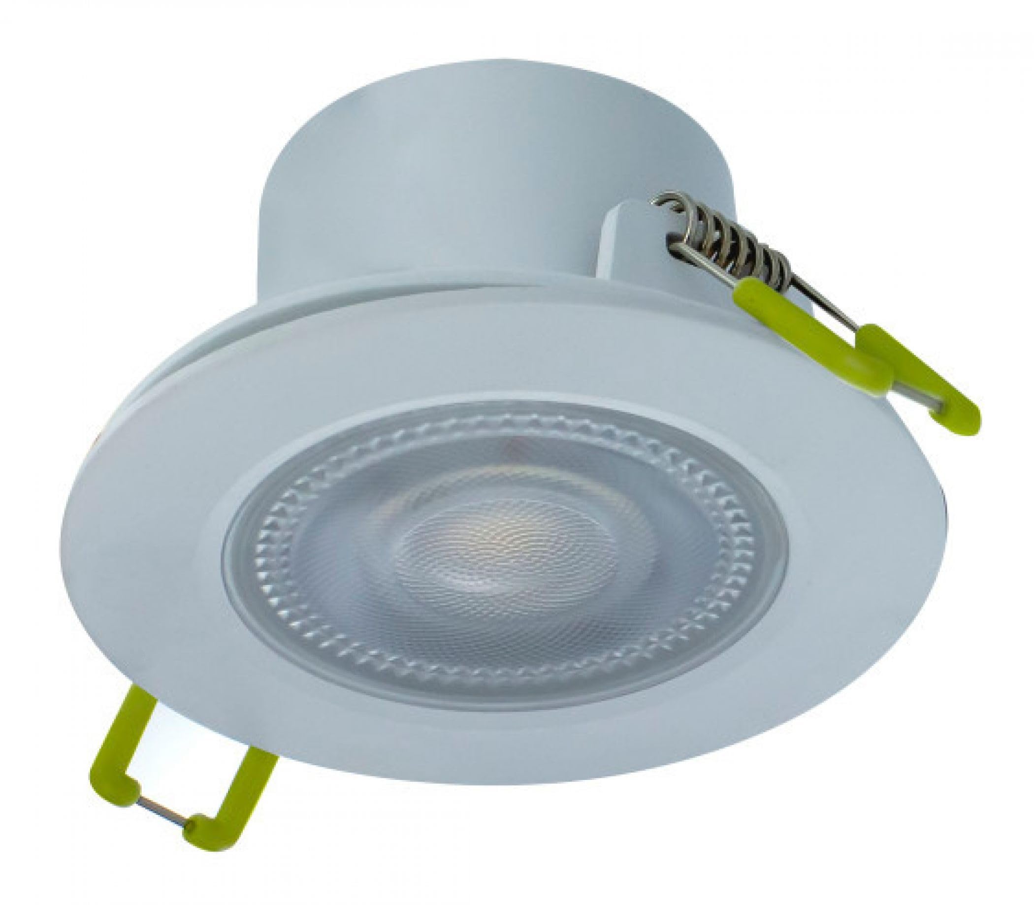 Integral Led Matt White Integral Ildl68g002 Compact Eco Led Fixed Downlight, 4000K, 550Lm, Ip65, Dimmable