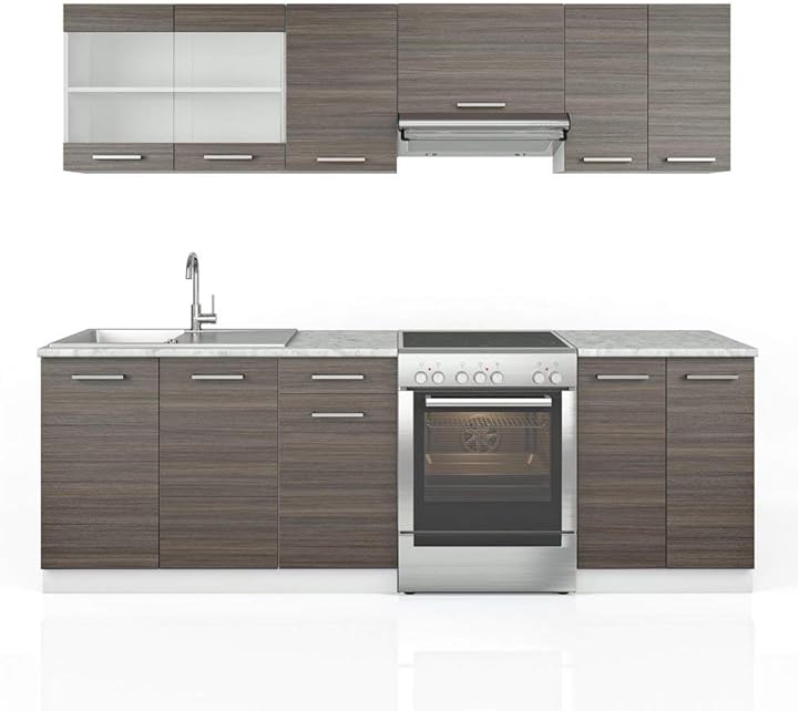 Cucina componibile blocco cucina cucina su misura 240 cm vicco raul Cucina componibile blocco cucina cucina su misura 240 cm vicco raul