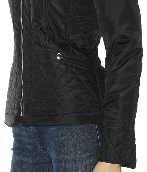 Woman's Coats & Outerwear MICHAEL Michael Kors Zip Front Quilt M426818BZ - 第 8/20 張圖片