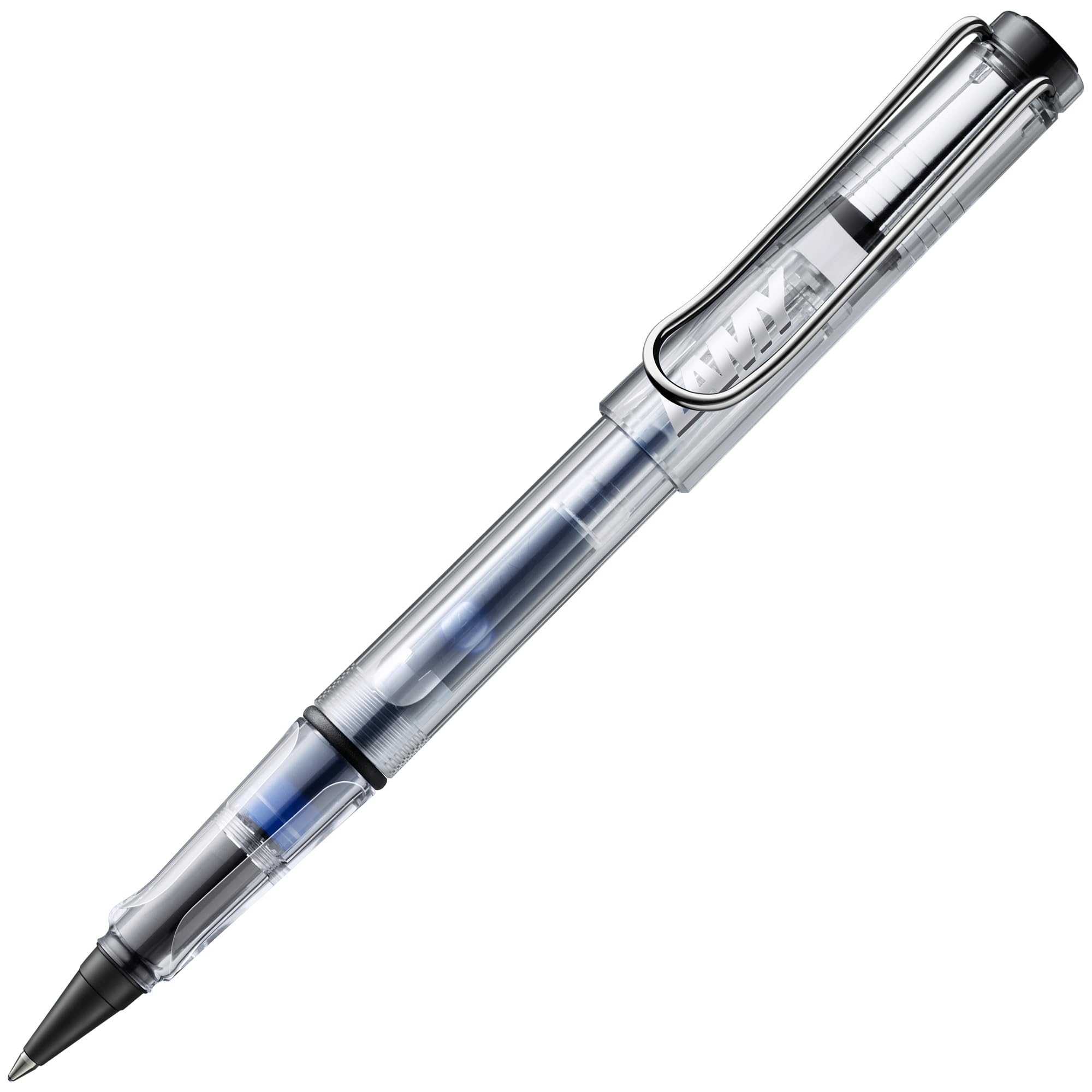 LAMY safari roll-ink vista - Ink Cartridge Rollerball Pen with ergonomic grip & line width M - for pleasant long writing - made of robust ASA plastic - including LAMY T10 blue cartridge