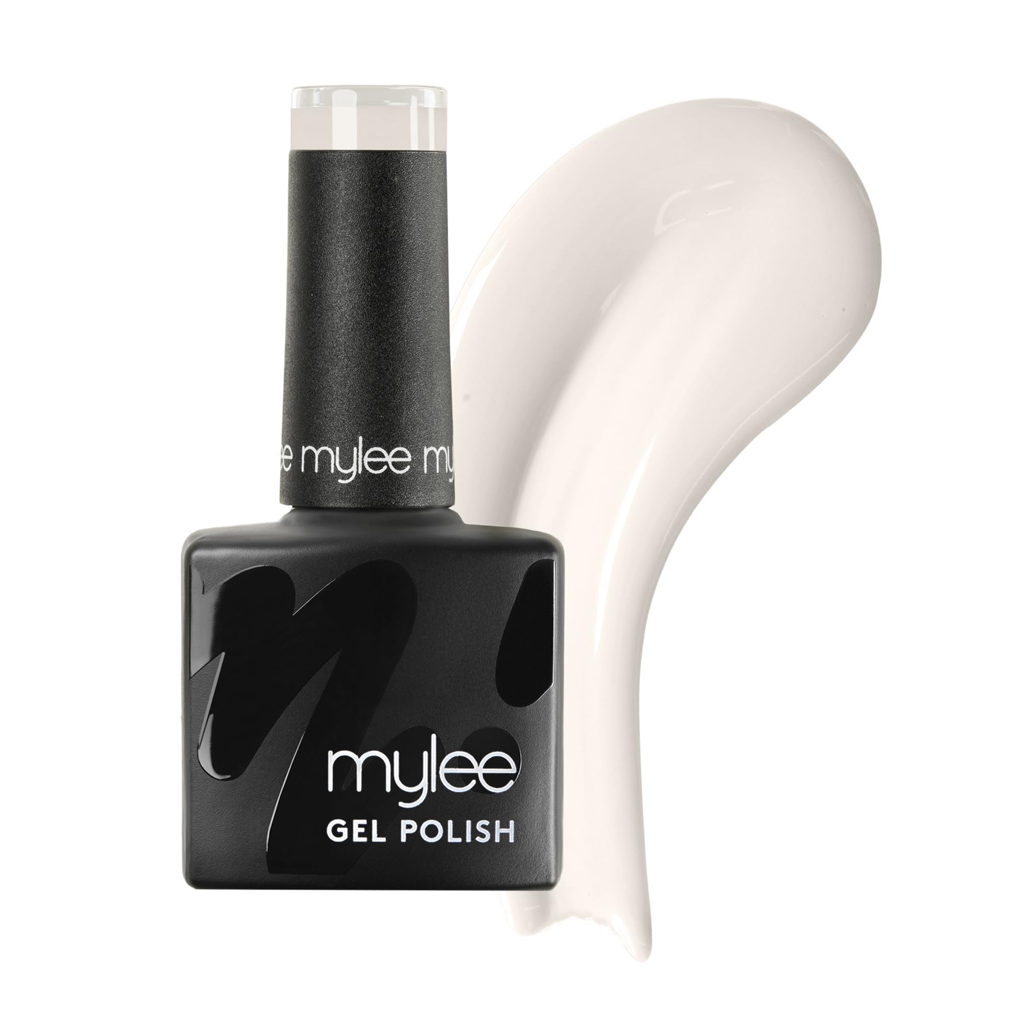 Mylee Gel-Nagellack 8ml [Luna] - UV/LED, Maniküre, Pediküre, Lang anhaltend, für professionellen Gebrauch im Salon und zu Hause [White Range] - Vegan und frei von Tierversuchen