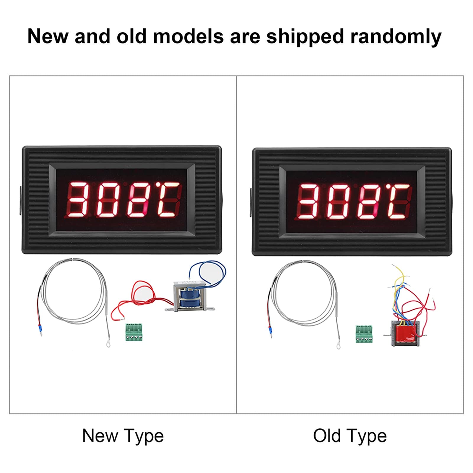 Tester di Temperatura per Termocoppie LED con Display Digitale Industriale con Controllo del Chip Ad Alta Precisione per la Maggior Parte delle Caldaie per Apparecchiature di