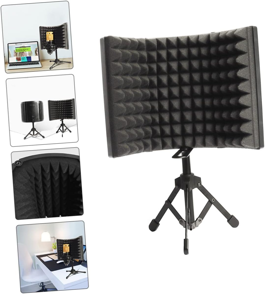 SUPVOX Mic Pops Filter Windshield Noise Reduction Microphone Cover High Density Sponge Shield for