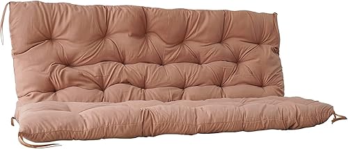 Cojines de columpio para exteriores, cojines de columpio de 2 a 3 asientos para muebles de exterior, bancos de jardín, columpios y sofás, con 8