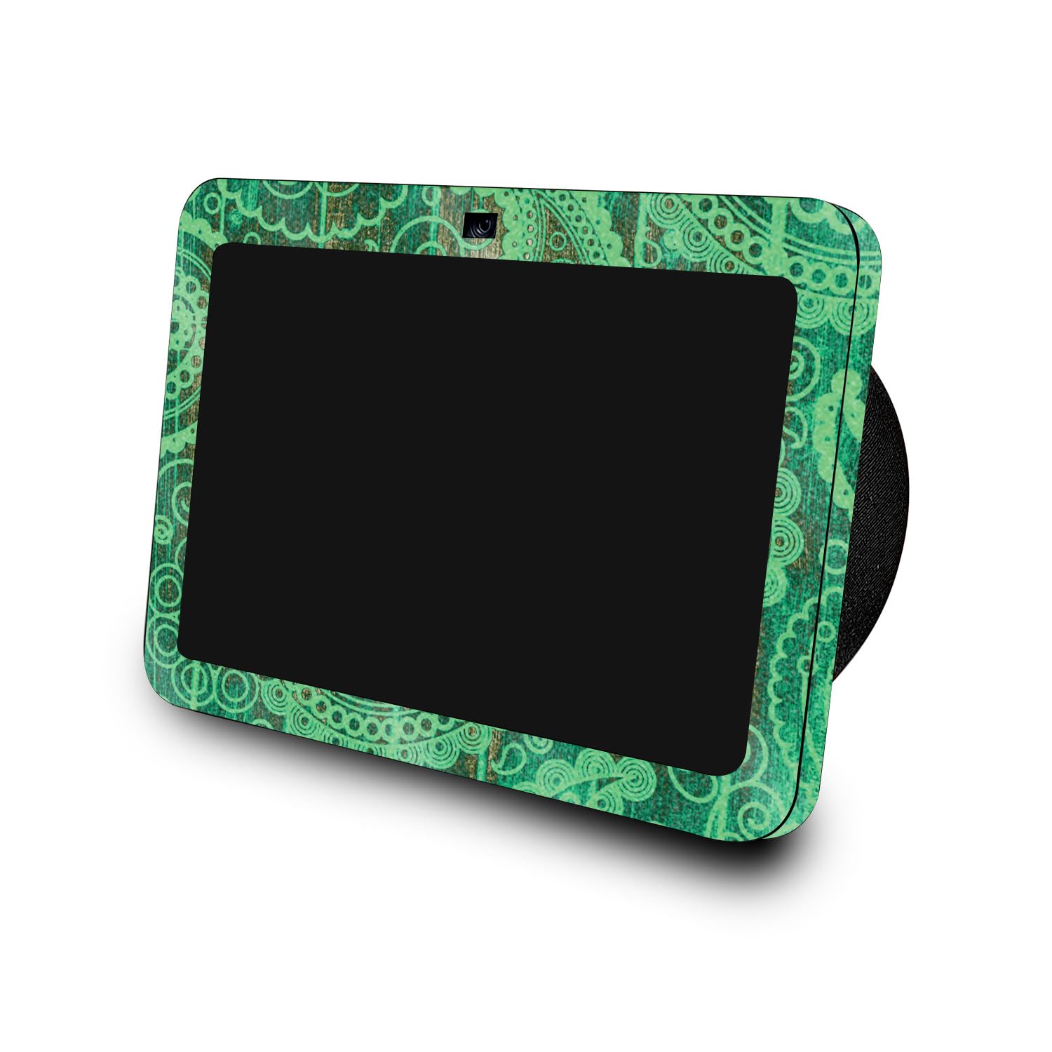 Glossy Glitter Skin Compatible with Amazon Echo Show 8 (3rd Gen, 2023) - Vintage Paisley - Premium 3M Vinyl Protective Wrap Decal Cover - Easy to Apply | Crafted in The USA by MightySkins