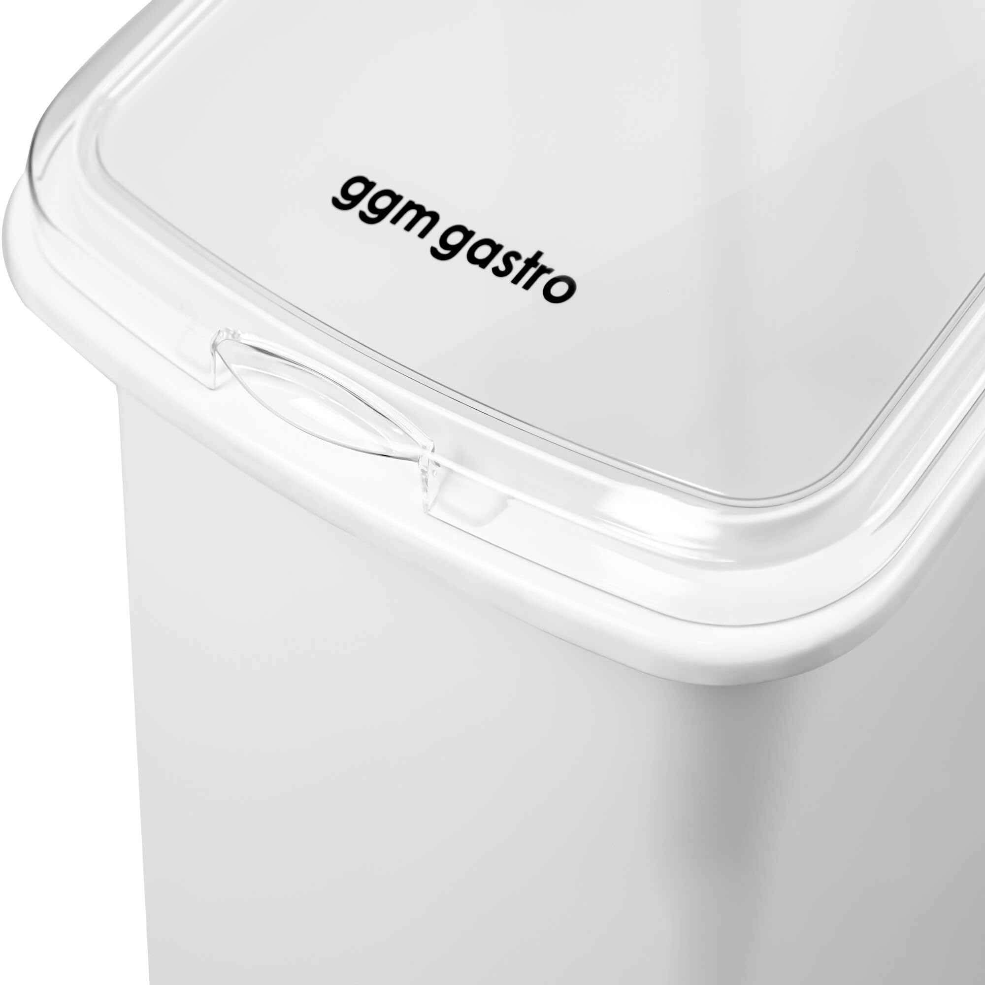 GGM Gastro | GPPUS11 | Mehlwagen/Zutatenwagen - 102 Liter - Polypropylen - Mit Deckel & leisen Rollen