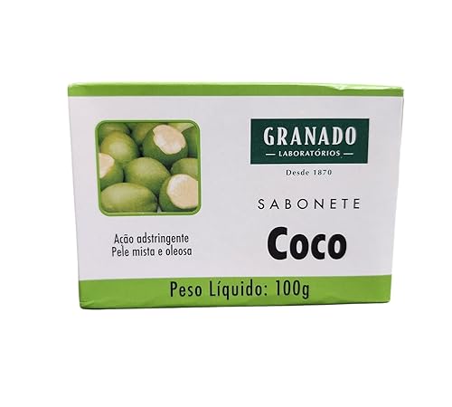 Granado Linha Tratamento Sabonete em Barra Coco 100 Gr Colección de Tratamiento - Barra de Coco Jabón Net 3.1 Oz