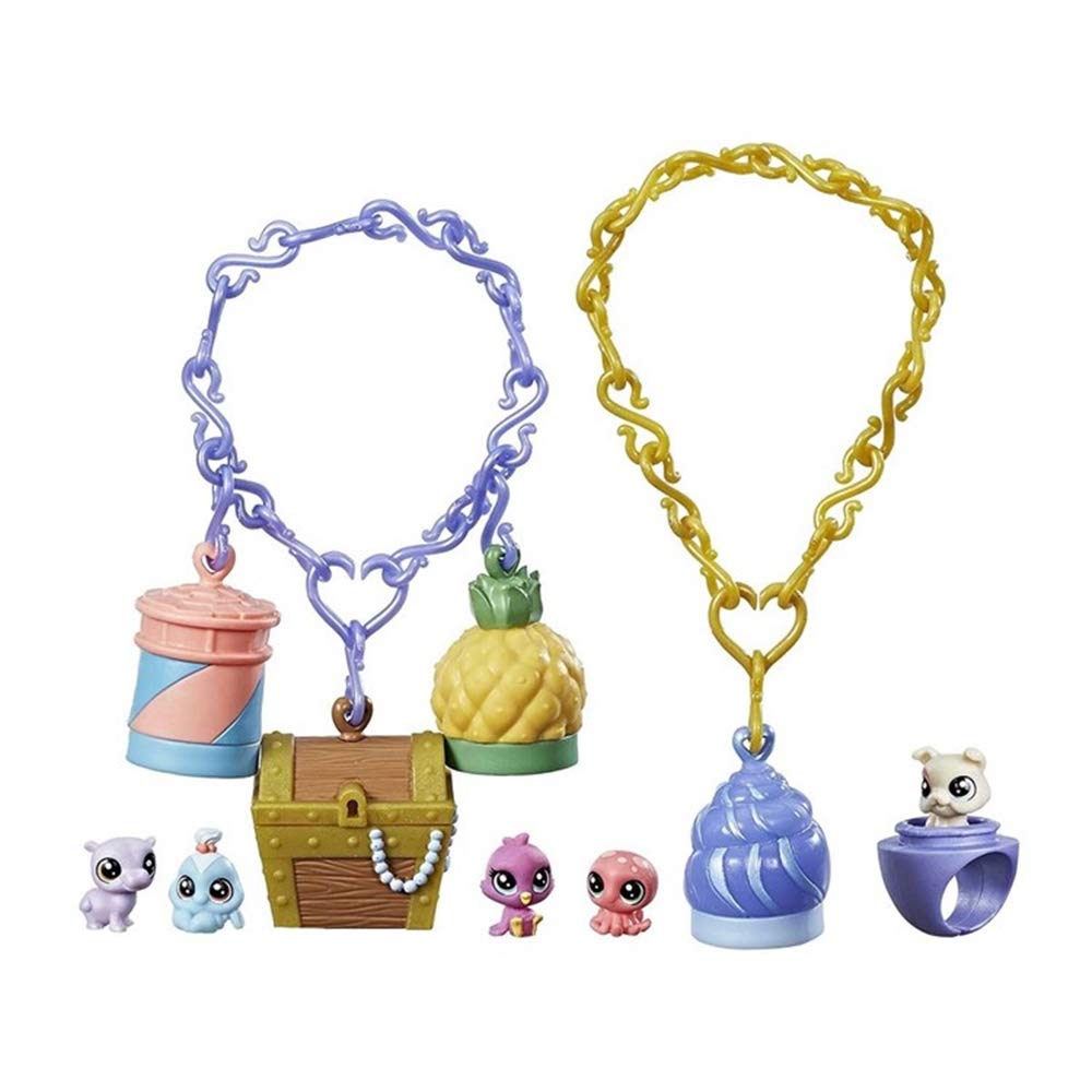 Hasbro PETSHOP Pack 5 Teensie et Bijoux - Objetos de la casa