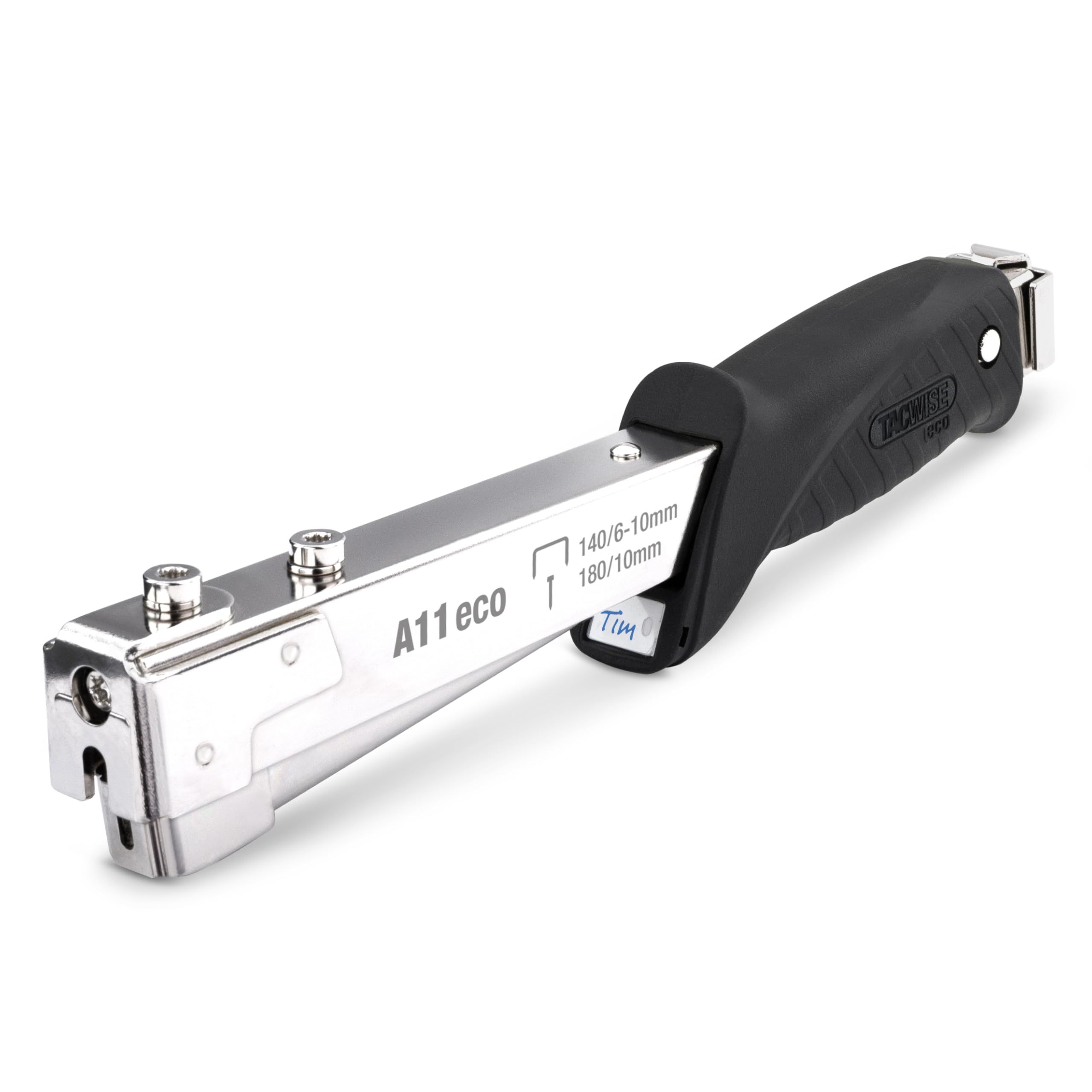 Tacwise 1793 ECO A11 Marteau Agrafeuse/Cloueuse avec 500 Agrafes de Type 140, 500 Clous de Type 18G et un ECO Dégrafeur