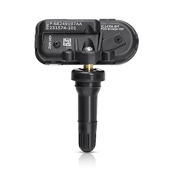 TPMS Sensors 1PC Tire Pressure Sensor Compatible with 2014-2021 Jeep Cherokee Ram 1500 2500 3500 Replaces OE 68249197AA 68239720AA