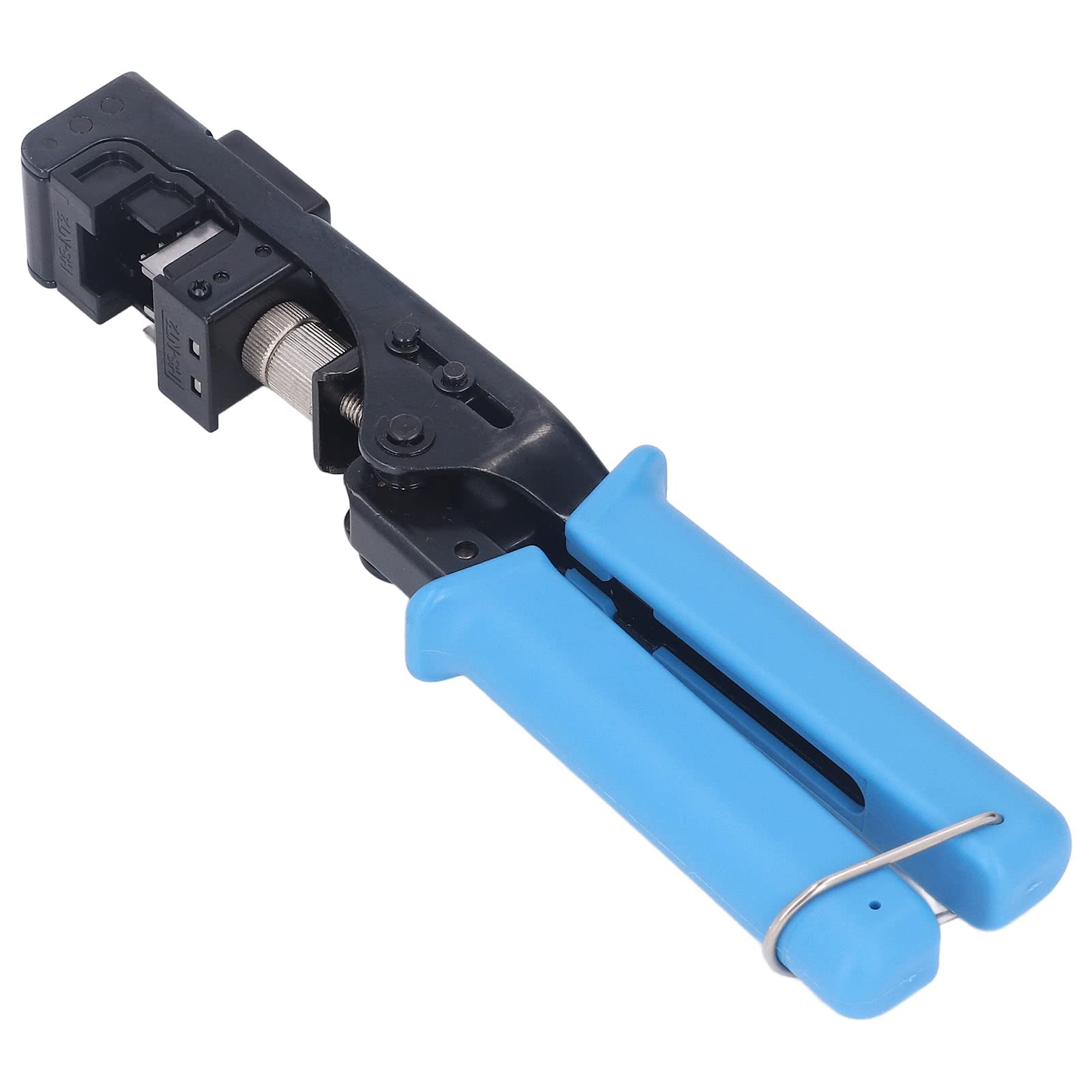Modulares Datenkabel-Crimper, Legierter Stahl, Flachmund, Terminationswerkzeug für Cat5 Cat6 Netzwerkkabel, Dual - Funktion Drahtschneider und Crimper für Home Office Industrie Einsatz