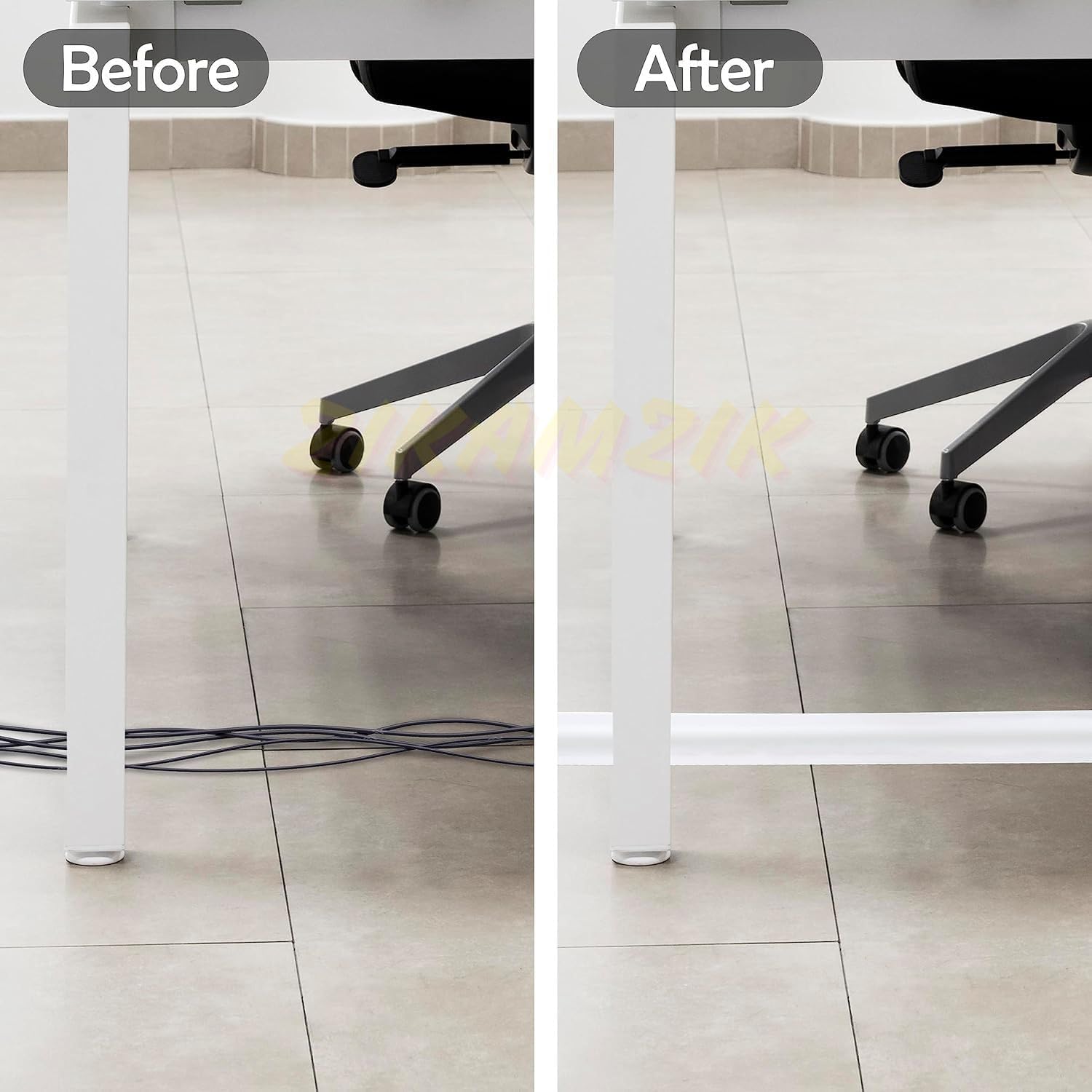 PVC Cord Cover - Cable Protector for Floors -6