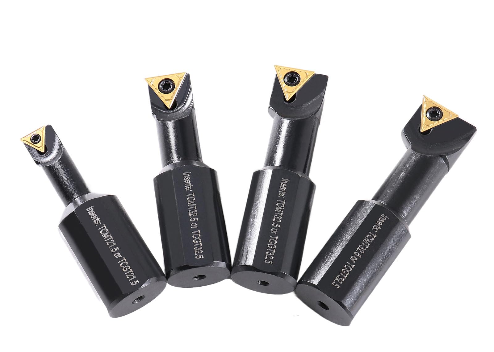 Accusize Indexable Stubby Boring Bar Set - Carbide Inserts -5