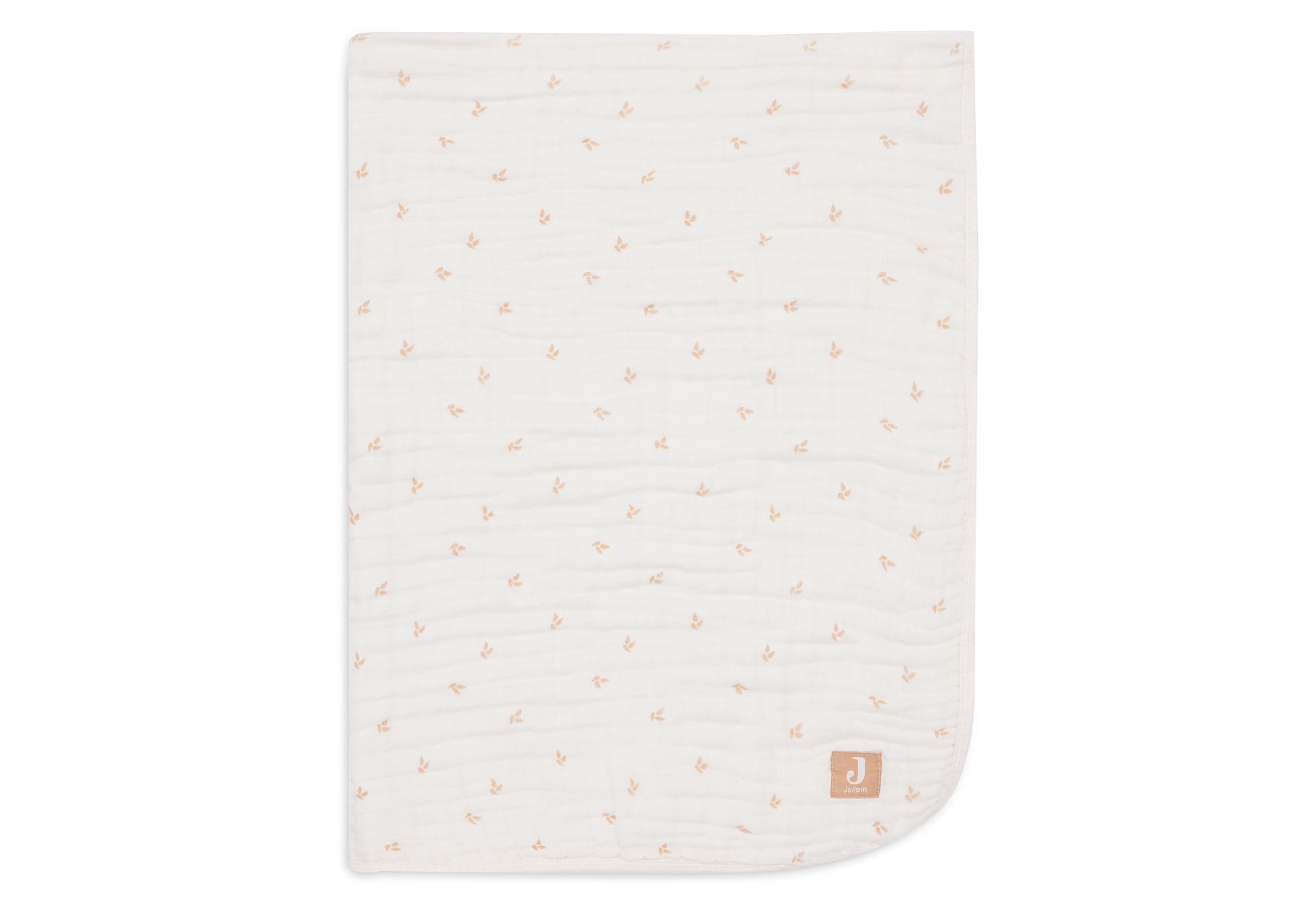 Jollein Kocyk dziecięcy Harvest Moonstone – 75 x 100 cm – 100% bawełna – do kołyski niemowlęcej – koc muślinowy – 0,5 TOG – certyfikat Öko-Tex