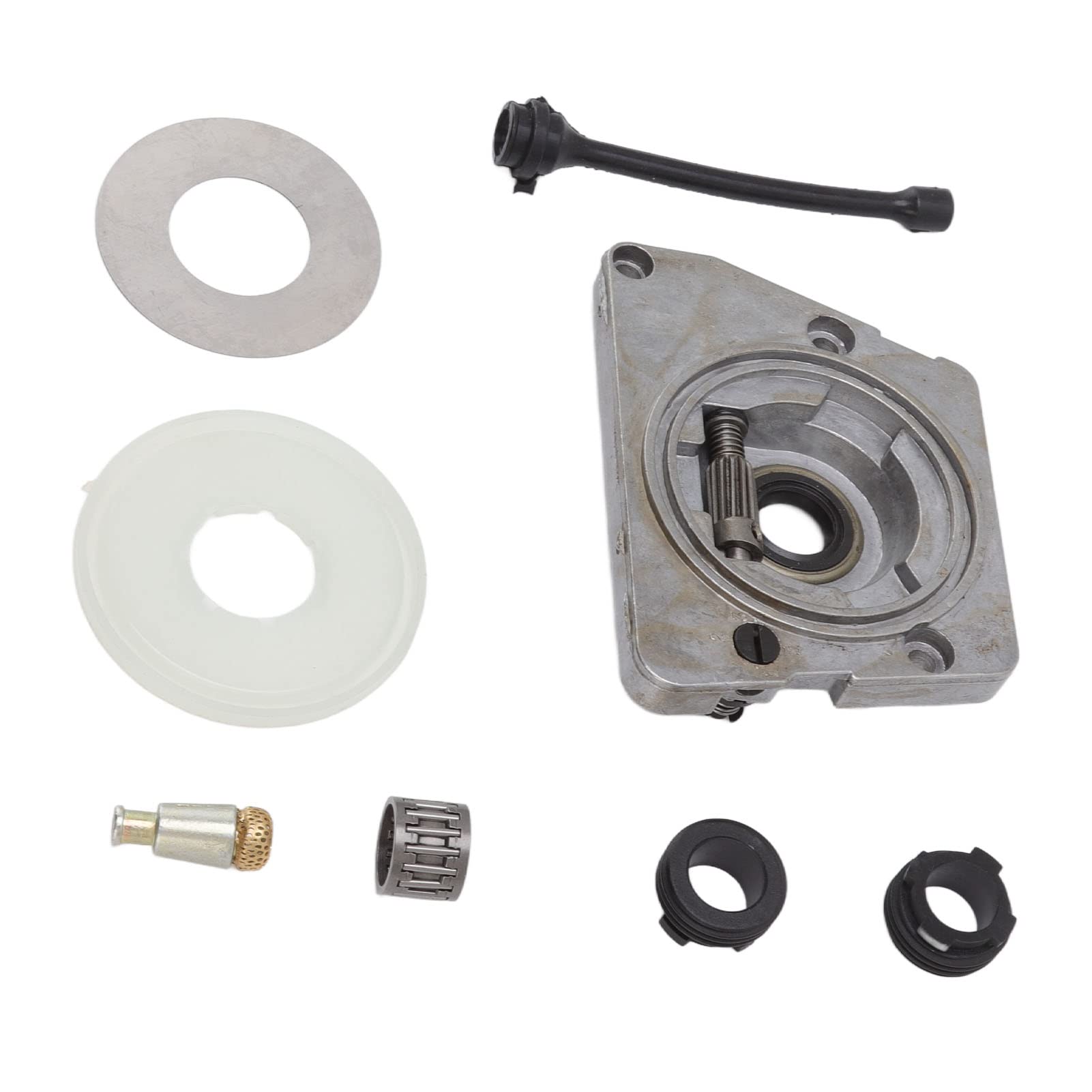 Kit Pompe à Huile avec Engrenage à Vis Sans Fin Compatible avec Tronçonneuse Husqvarna 61 66 266 268 266XP 268XP 272XP - Pièces de Rechange