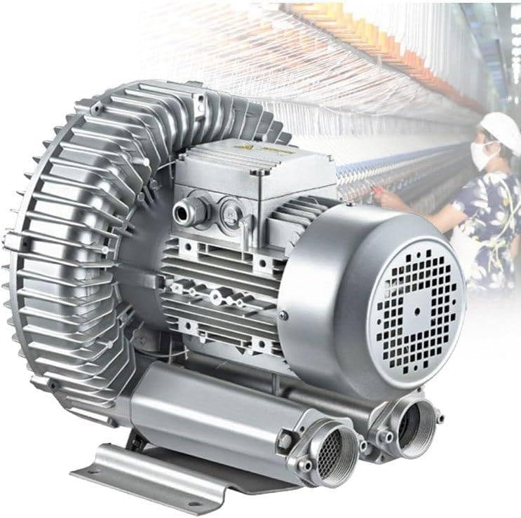 Regenerative Blower High-Pressure Vortex Ring Phase for Sewage Aeration Aquarium Blower Industrial Vacuum Pump,High-Pressure Regenerative Vortex Blower for Aquaculture & Sewage Aeration - 3
