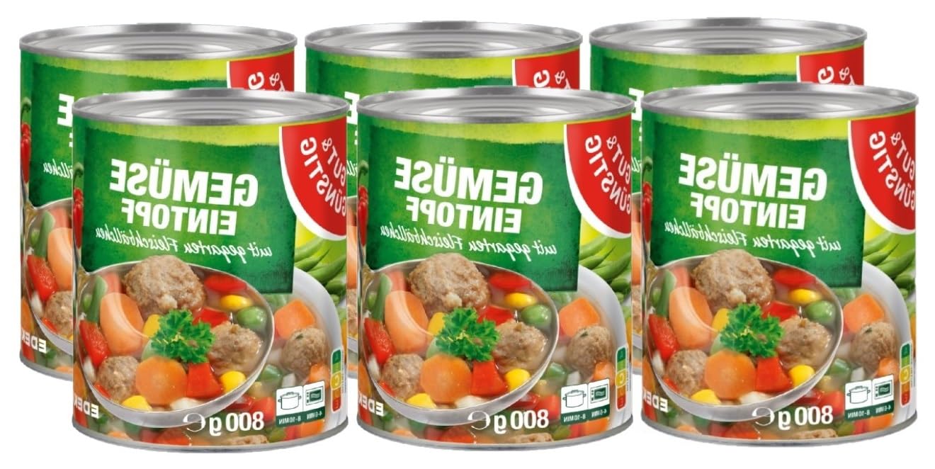 H-O Gut & Günstig Gemüseeintopf mit Fleischbällchen 6x800g